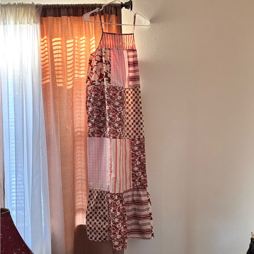Universal Thread Pink and Cream Dress